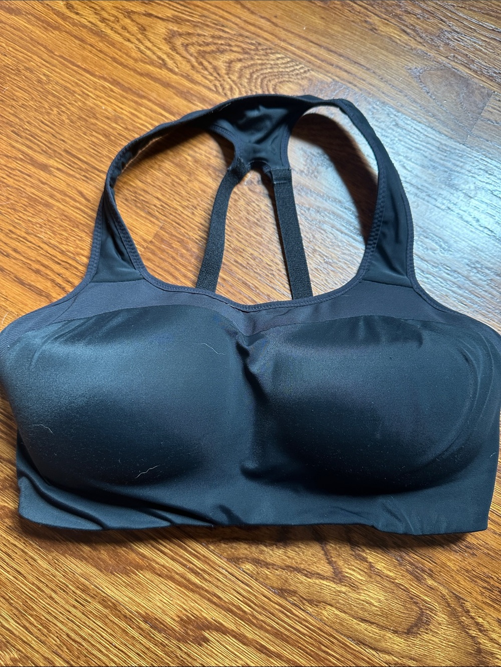 Nike Black Padded Racerback Sports Bra